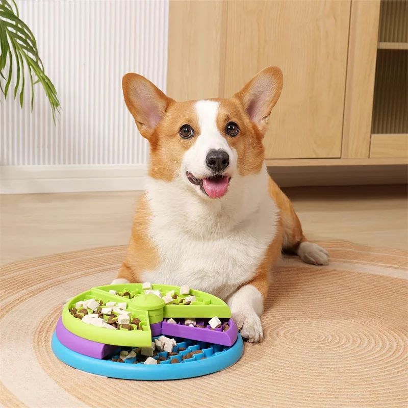 Woofaroo Puzzle Feeder – 3-Layer Slow-Eating Dog Bowl